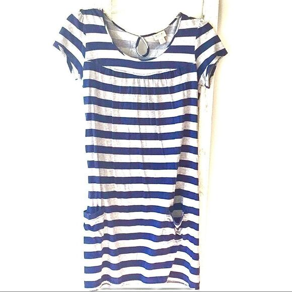MOSSIMO Short sleeve striped dress with pockets - Picture 1 of 4